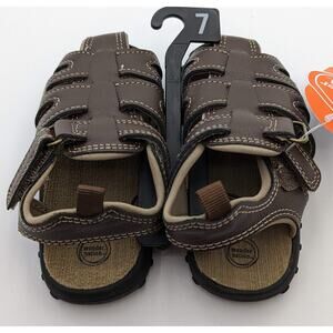 Wonder Nation Toddler Boys Fisherman Sandals, Size 7